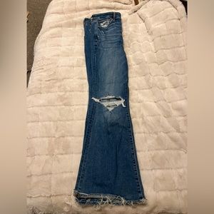 American Eagle Super High Rise Flare Jeans Size 10